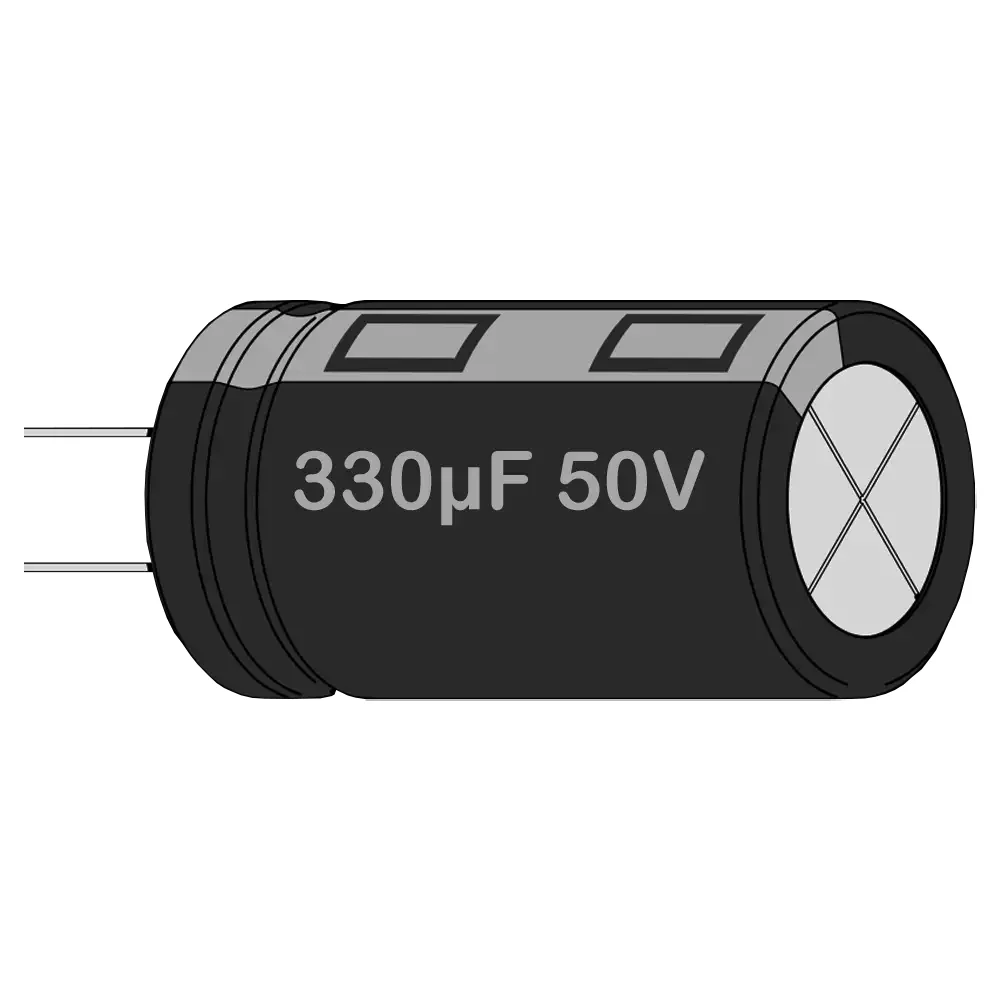 Capacitor Electrolítico 330uf 50v