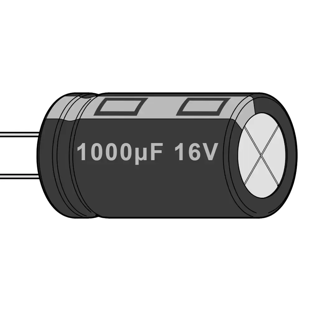 Capacitor Electrolítico 1000uf 16v