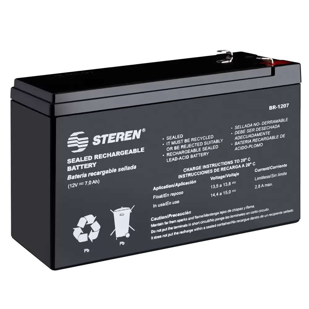 Bateria Sellada De Acido Plomo De 12vcc A 7ah