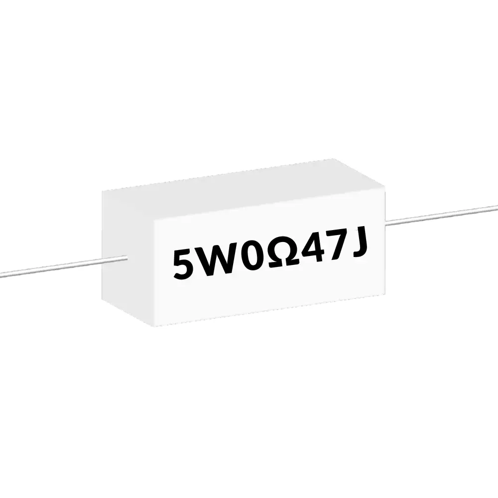 Resistencia De 0.47 Ohms De 5 Watts