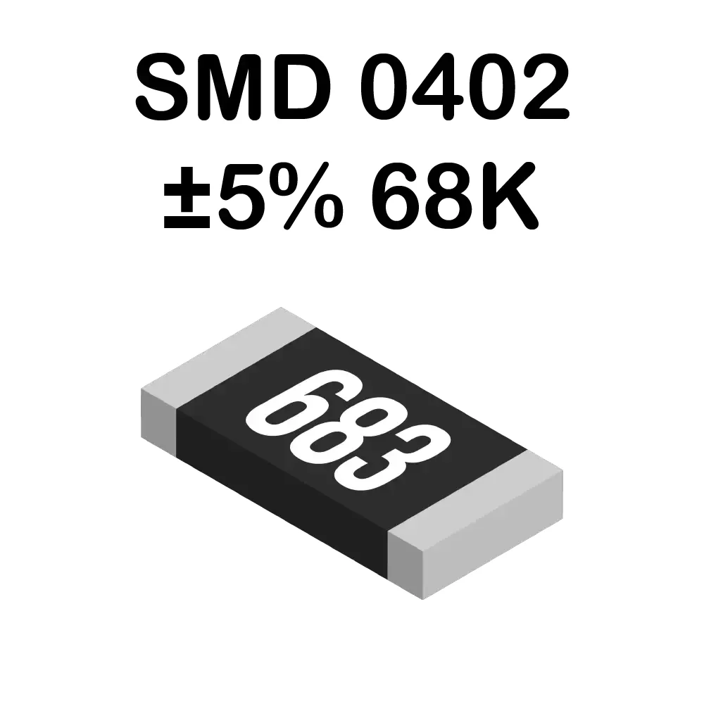 Resistencia Smd 0402 68 Kohms De 62mw