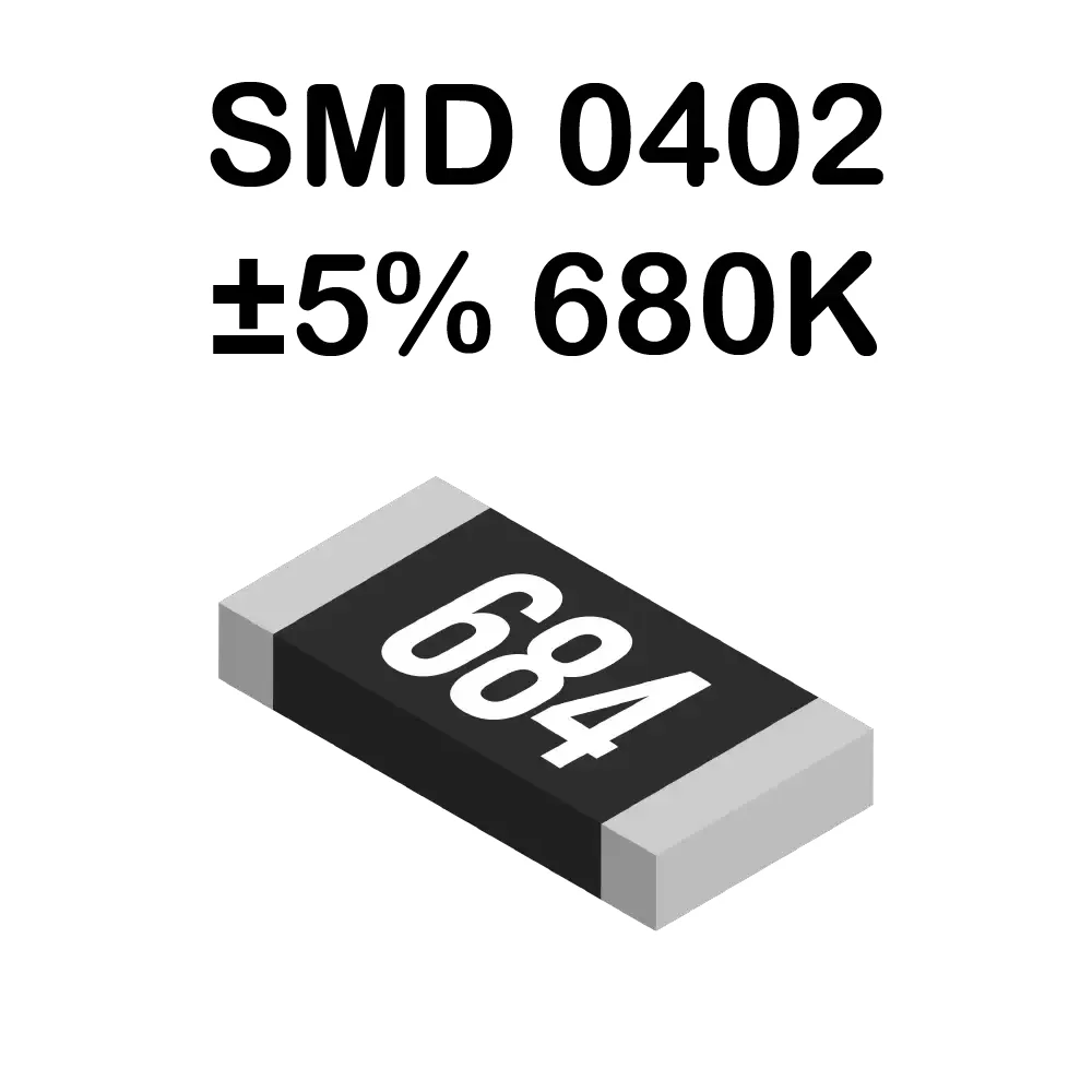 Resistencia Smd 0402 680 Kohms De 62mw