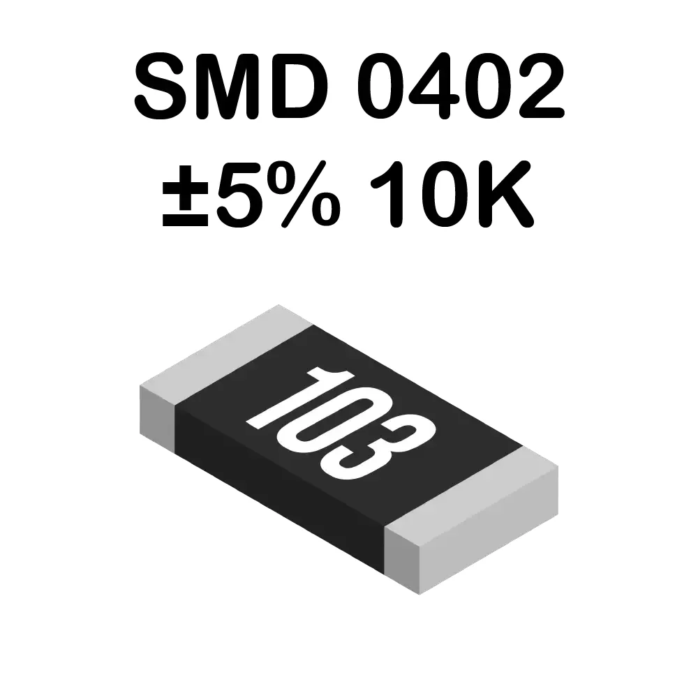 Resistencia Smd 0402 10 Kohms De 62mw
