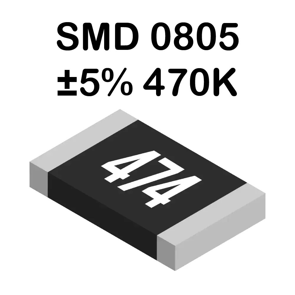 470k Ohms Resistencia Smd 0805 De 125mw