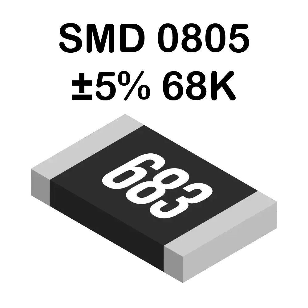 68k Ohms Resistencia Smd 0805 De 125mw