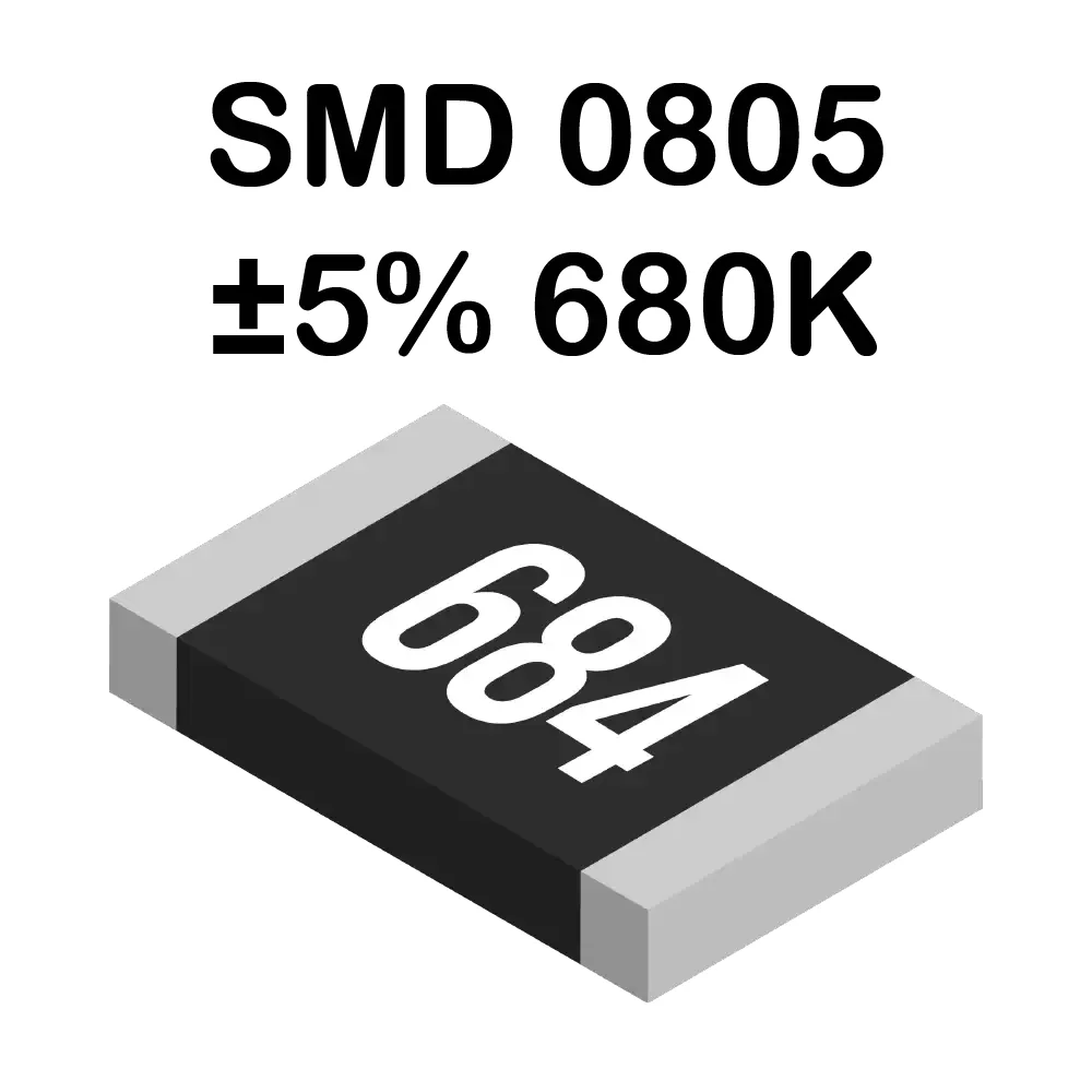 680k Ohms Resistencia Smd 0805 De 125mw