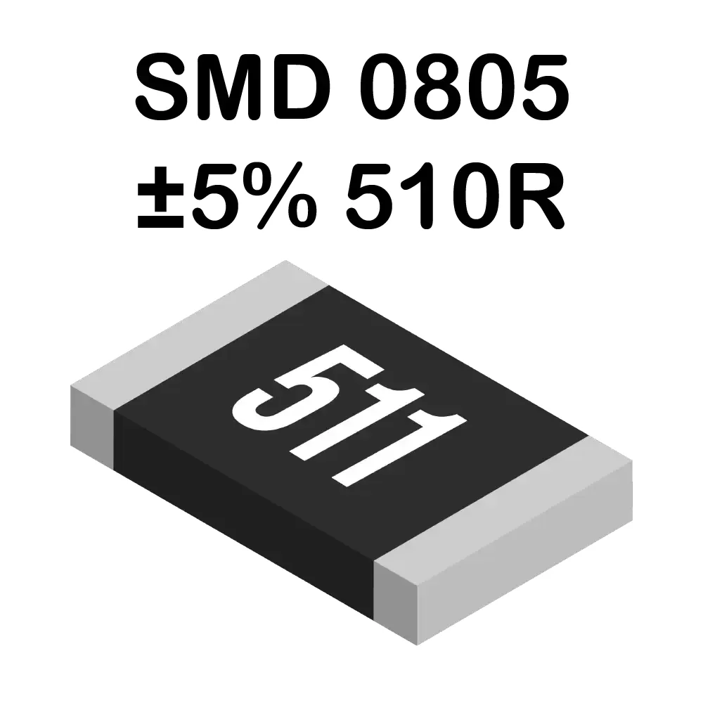510 Ohms Resistencia Smd 0805 De 125mw