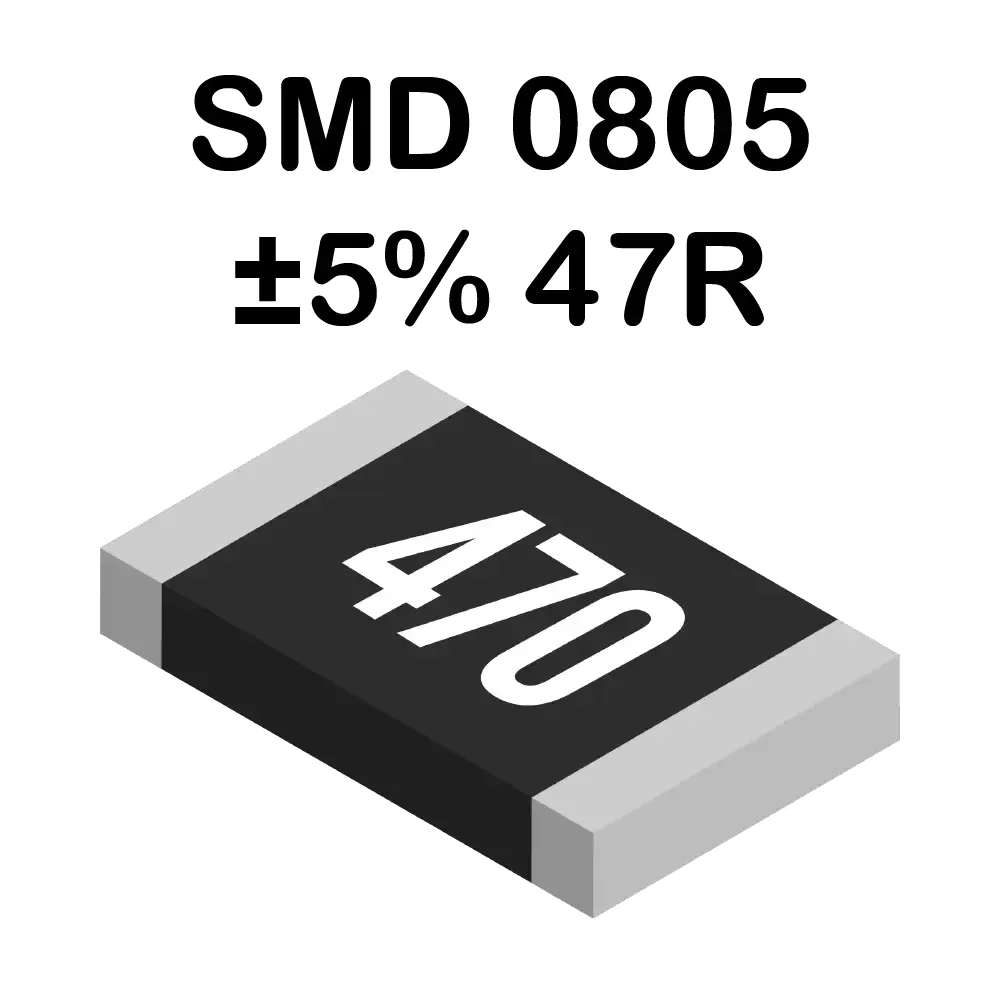 47 Ohms Resistencia Smd 0805 De 125mw