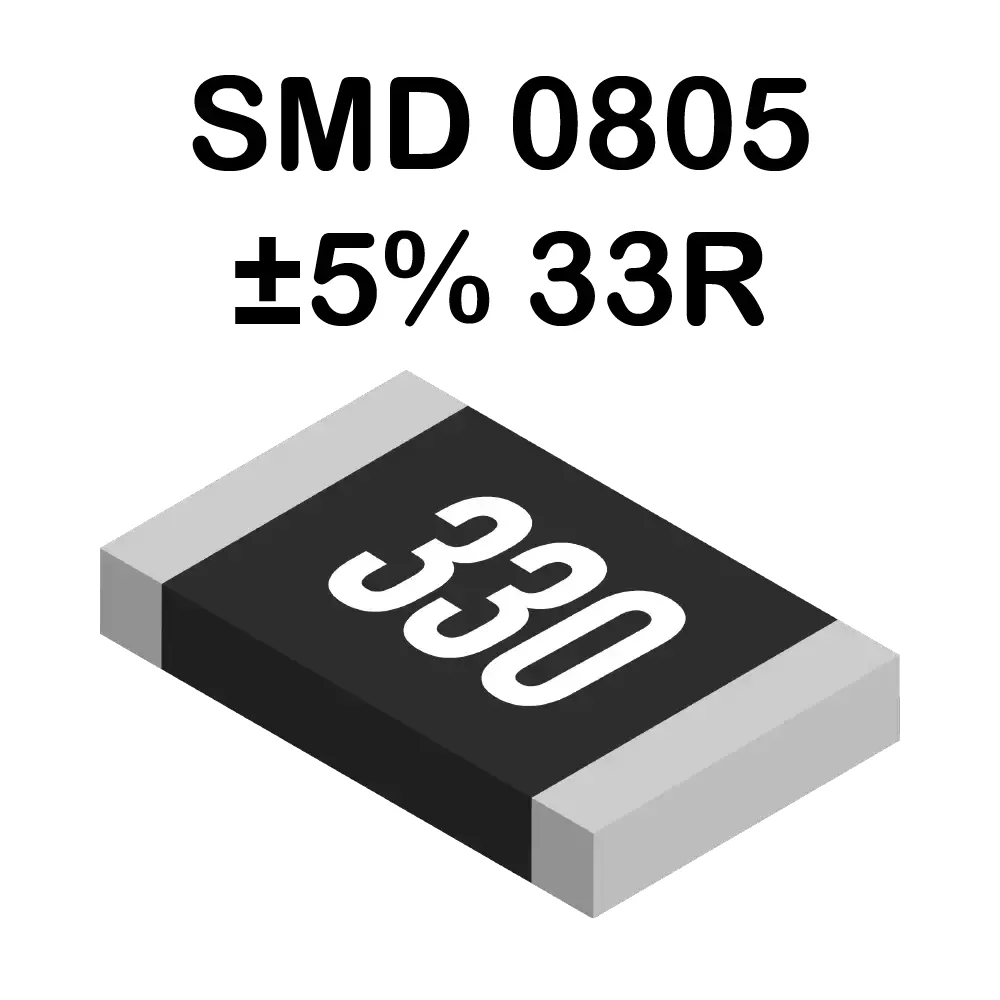 33 Ohms Resistencia Smd 0805 De 125mw