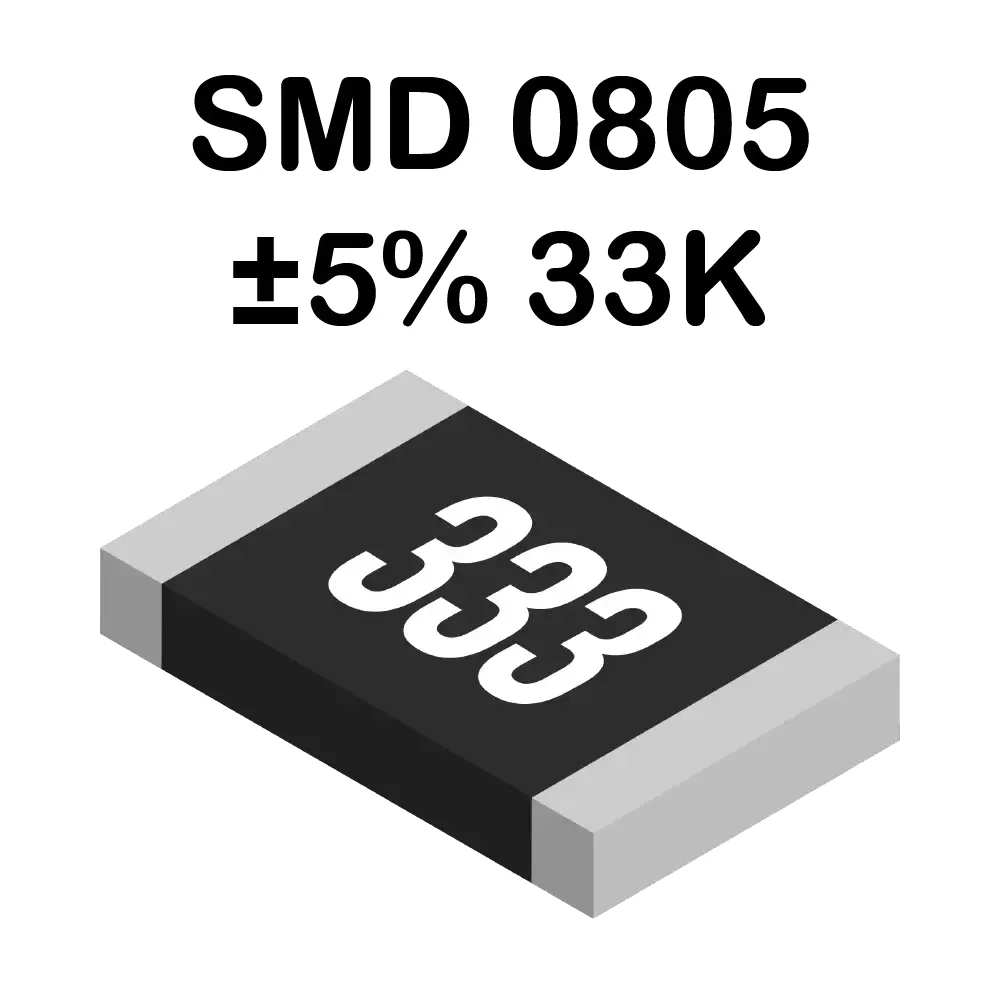 33k Ohms Resistencia Smd 0805 De 125mw