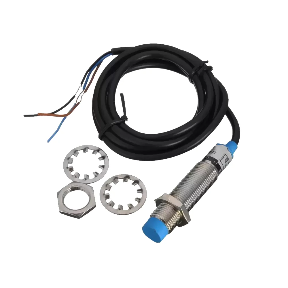 Sensor De Proximidad Inductivo Pnp Lj12a3-4-z/by Deteccion 4 Mm 6-36v 300 Ma 12mmx62mm