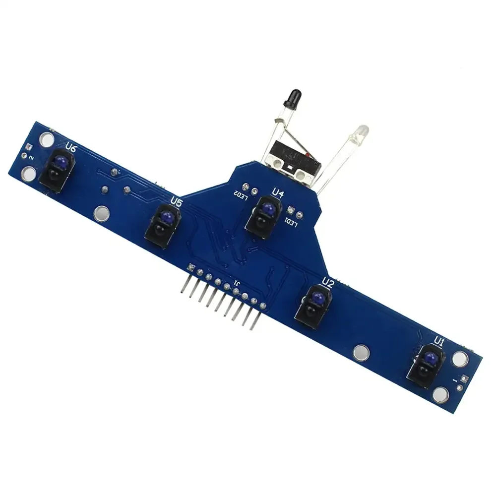 Modulo De 5 Tcrt5000 Seguidor De Linea Con Detector De Obstaculos Bfd-1000