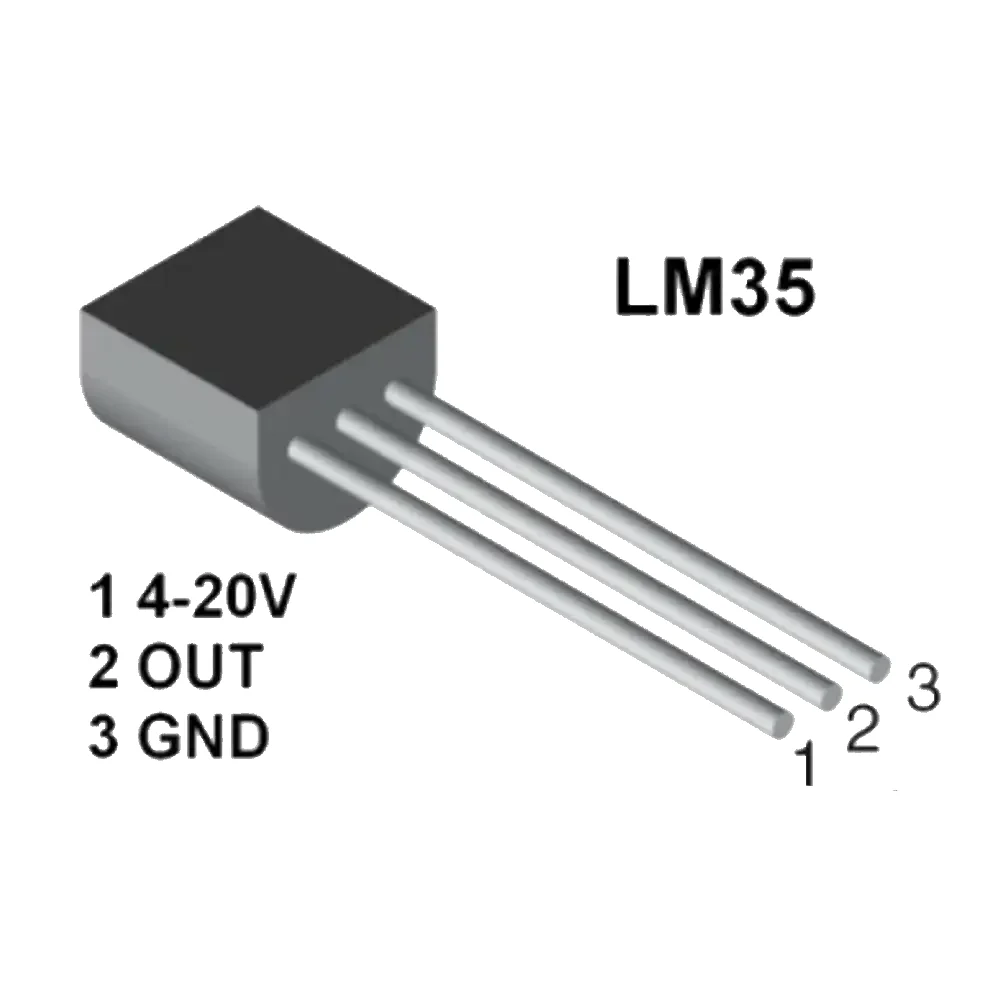 Lm35 Sensor De Temperatura De -55°c A 150°c