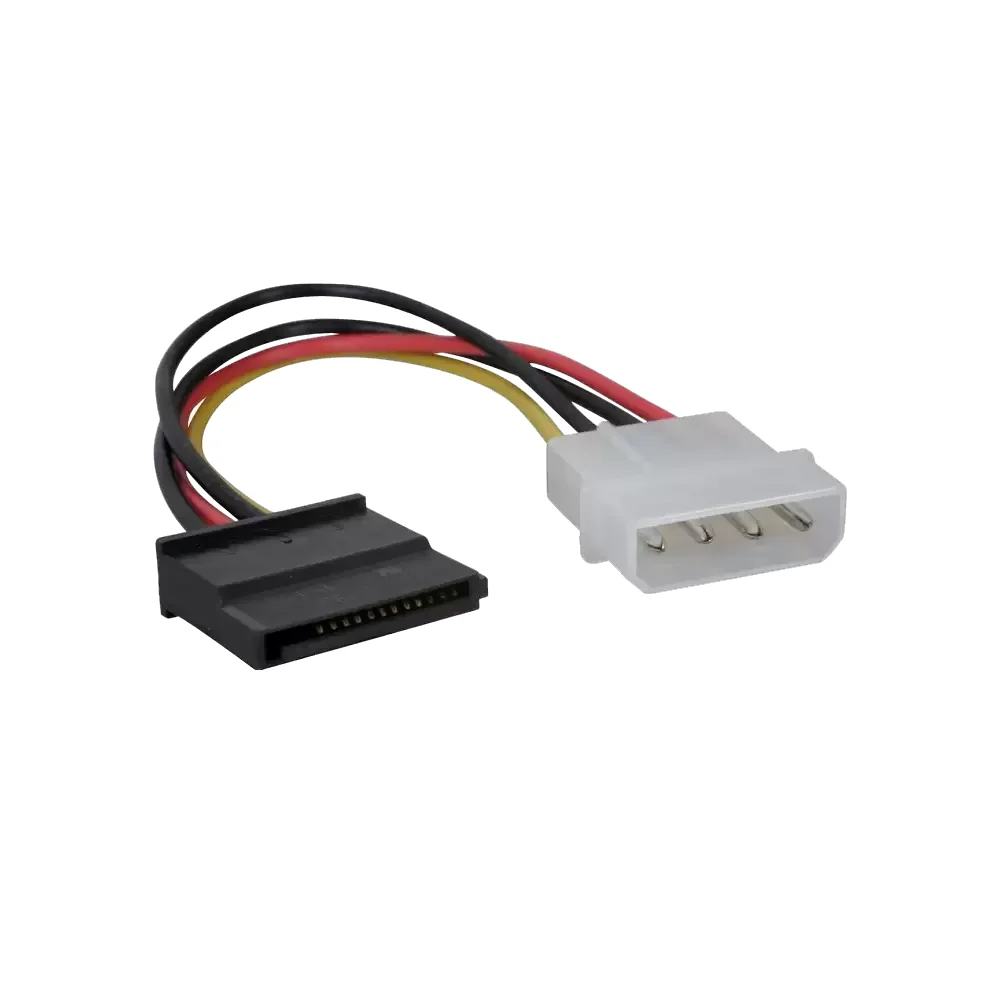 Cable Alimentacion Sata Manhattan 0.16m Molex 4 Pines A Sata 15 Pines