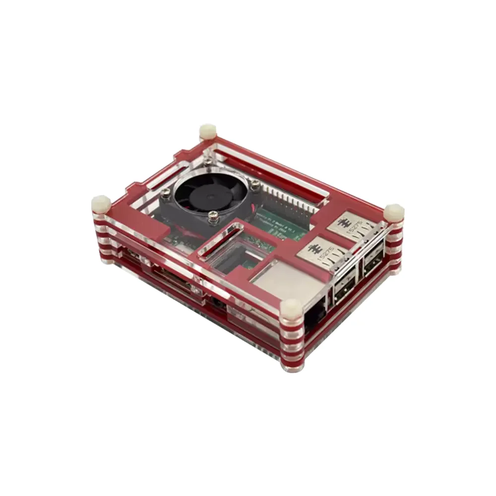 Case Para Raspberry Pi 3 Rojo