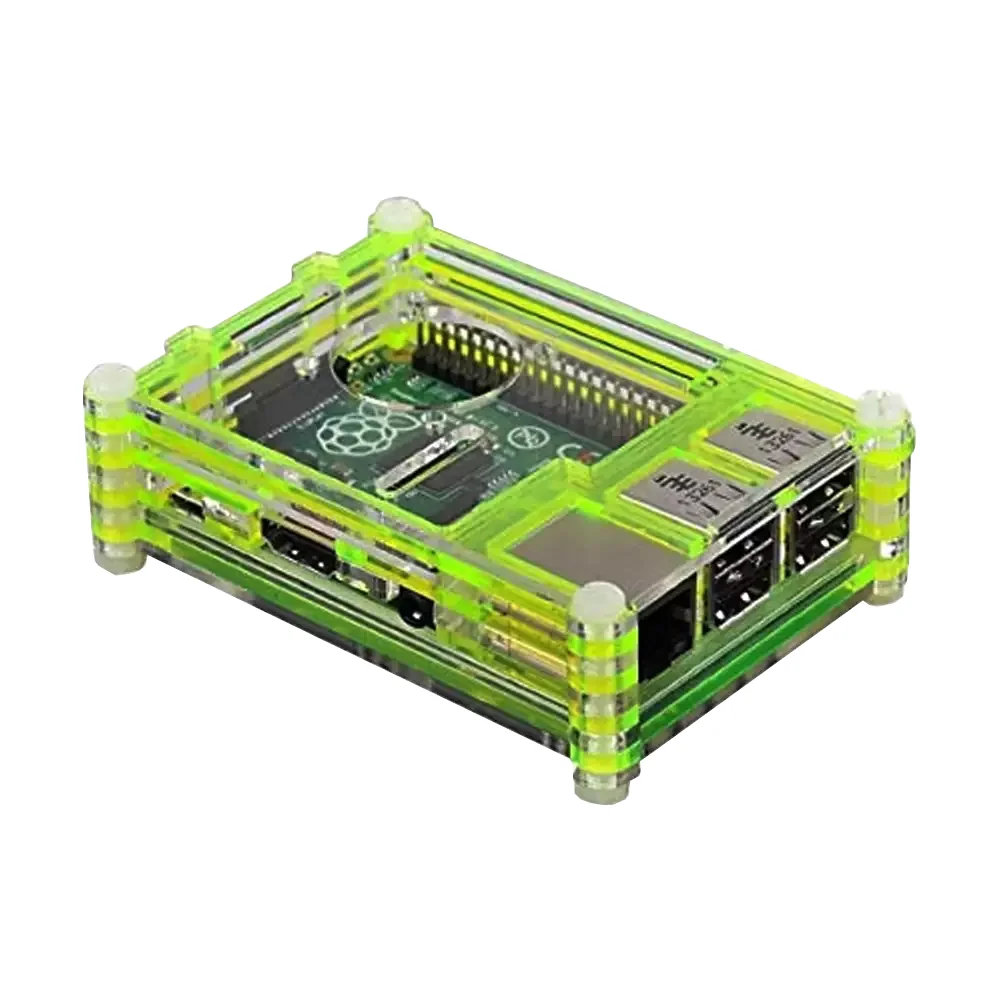 Case Para Raspberry Pi 3 Verde Manzana