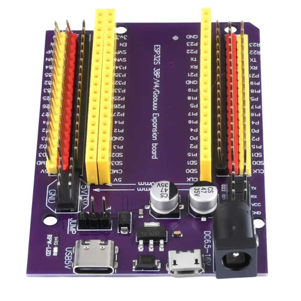 Shield Para Esp32 De 38 Pines Usb-c/micro Usb