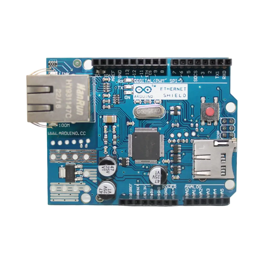 Shield Ethernet W5100 R3 Pxnl2-010 Red Lan Con Lector De Tarjeta Micro Sd Para Arduino Uno Mega