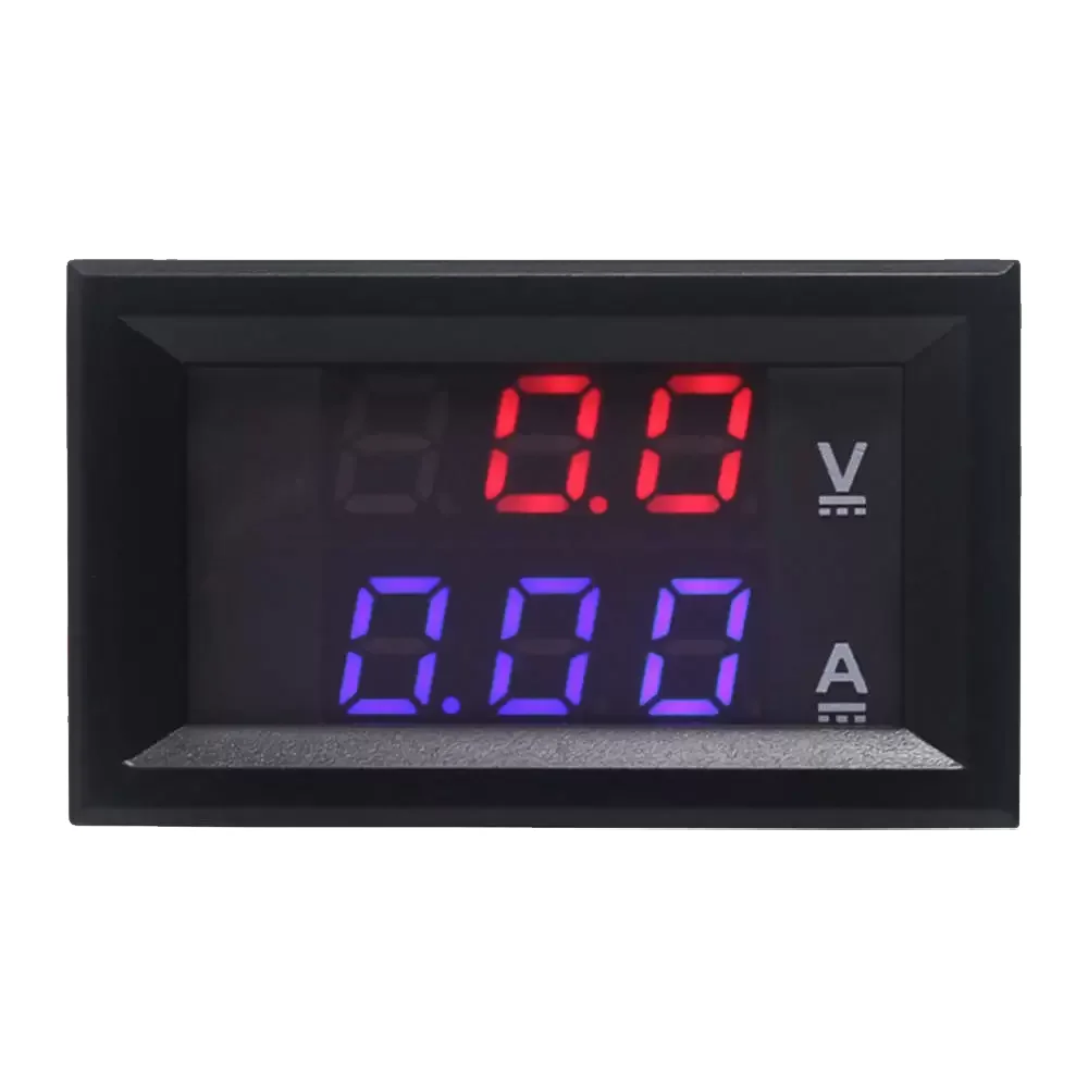 Display Voltimetro-amperimetro 100v 10a Rojo Azul