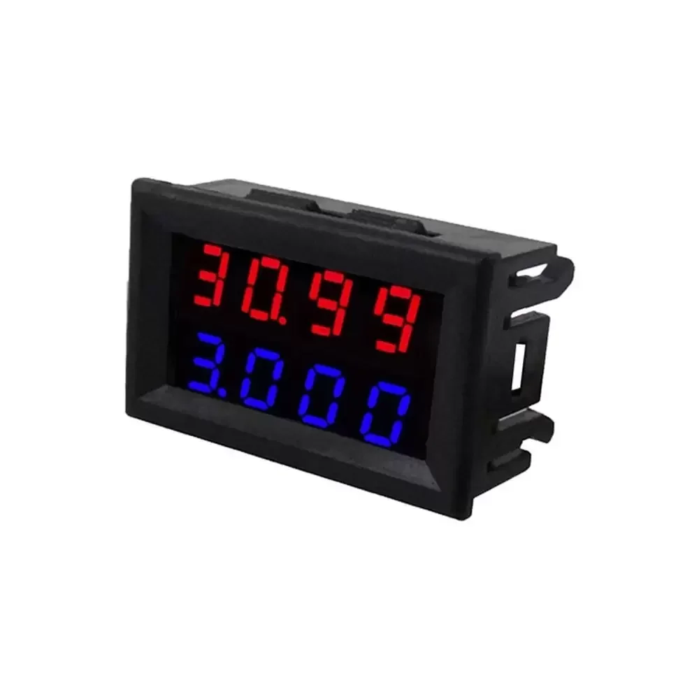 Display Voltimetro Amperimetro Digital De Precision 4 Digitos 0-100v 10a