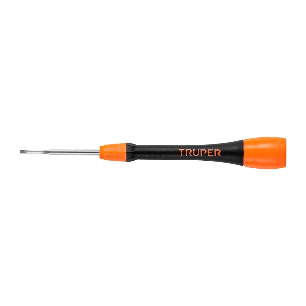 Desarmador De Precisión Plano De 1.8 Mm Mango Ergonómico Truper