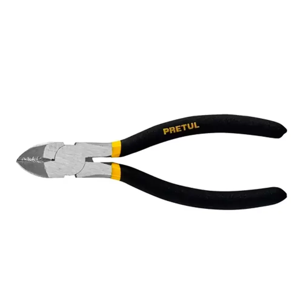 Pinza De Corte Diagonal 6 Pulgadas Mangos De Pvc Pretul