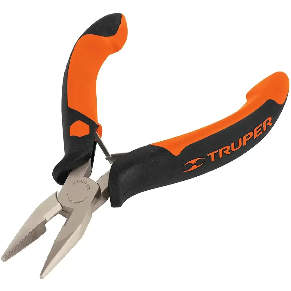 Pinza Punta Y Corte Mini 5 Pulgadas Mangos Comfort Grip Truper
