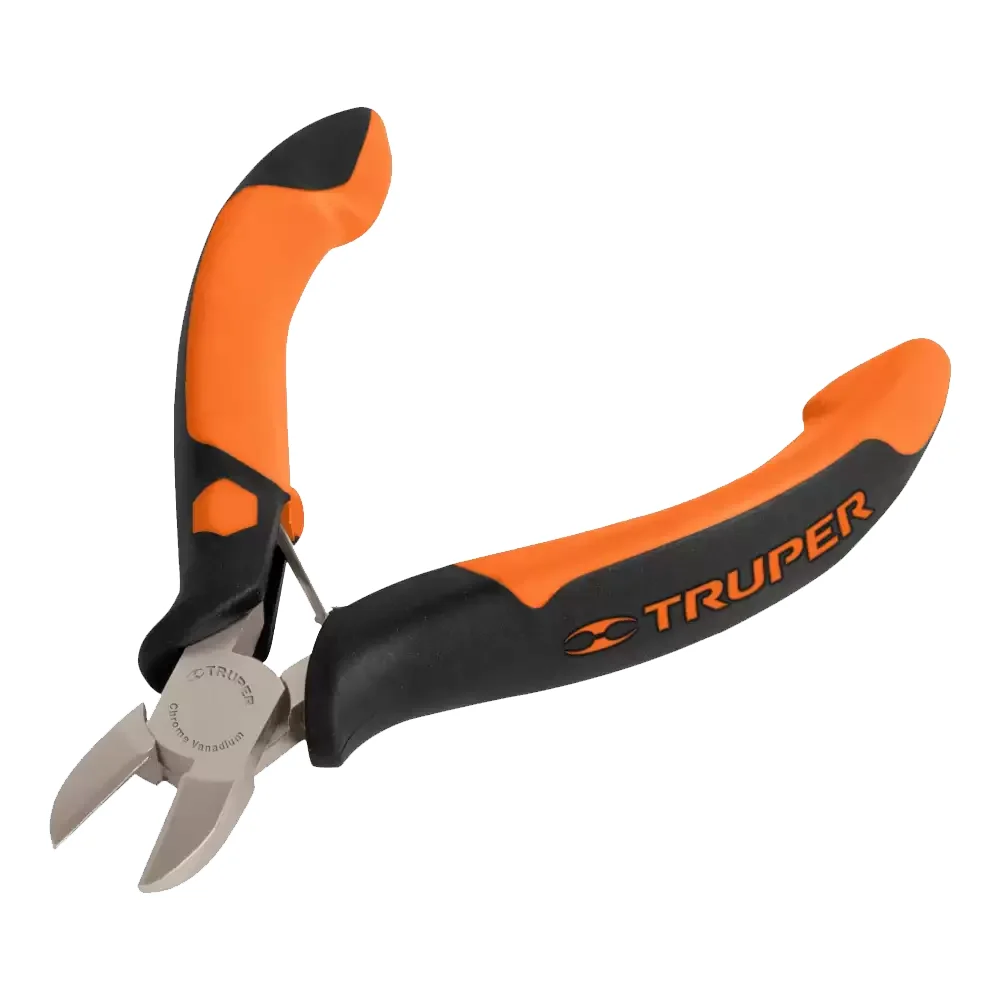 Pinza Corte Diagonal Mini 4 Pulgadas Mangos Comfort Grip Truper