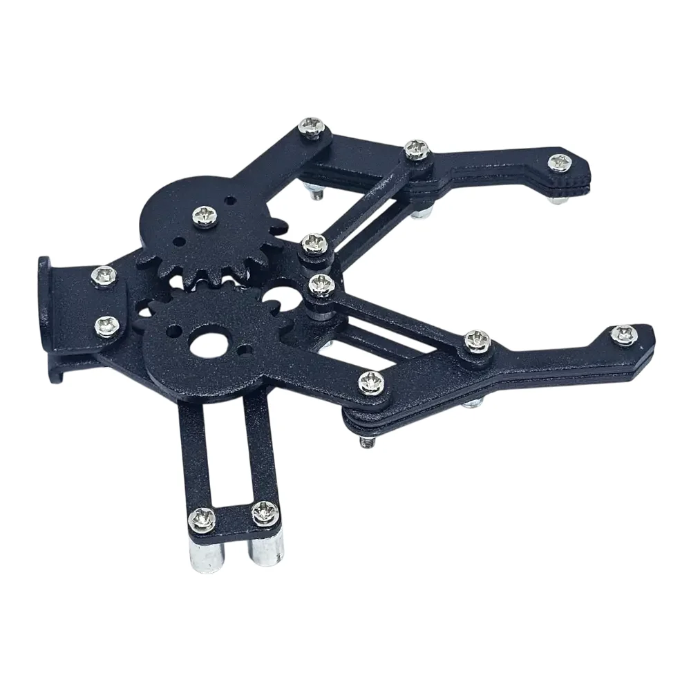 Pinza De Aluminio Garra Robotica Para Servomotor Negro