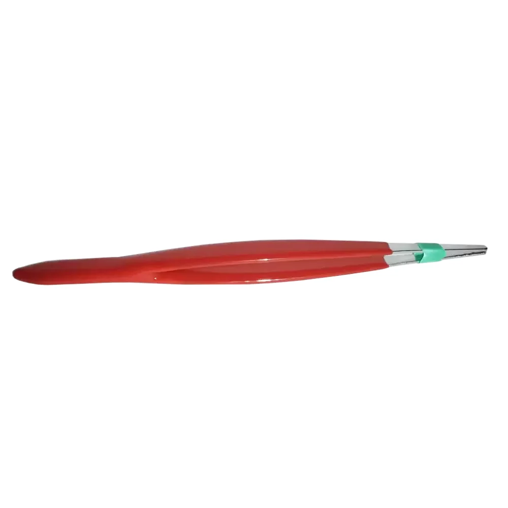 Pinza De Precision Antiestatica De Punta Redonda Chica