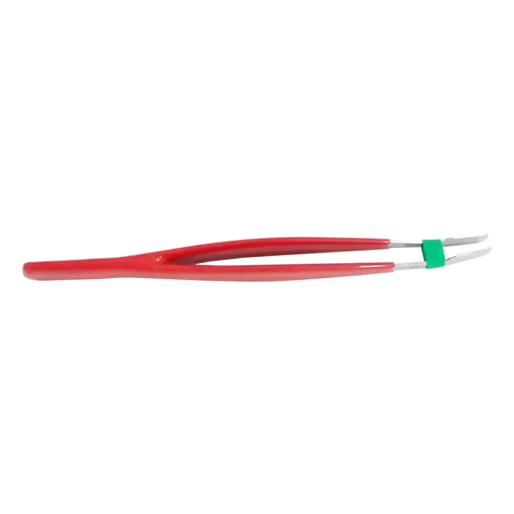 Pinza De Precision Antiestatica Punta Tipo Pala