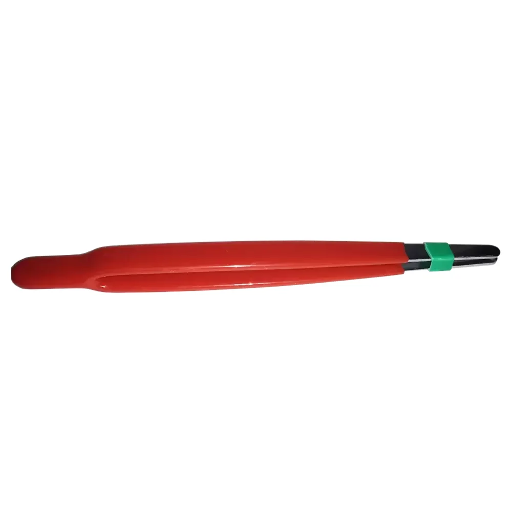 Pinza De Precision Antiestatica De Punta Redonda Grande