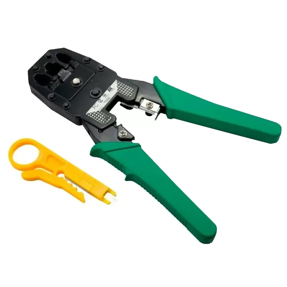 Pinza Ponchadora Para Rj11, Rj12 Y Rj45 Para 4,6,8 Hilos