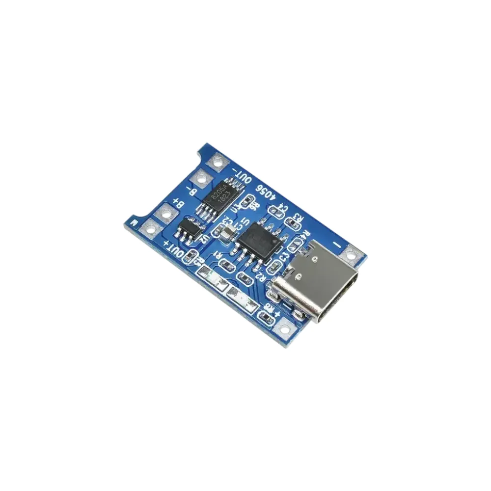 Cargador De Bateria De Litio Tipo C 1a 5v Tp4056 Con Proteccion De Sobrecarga