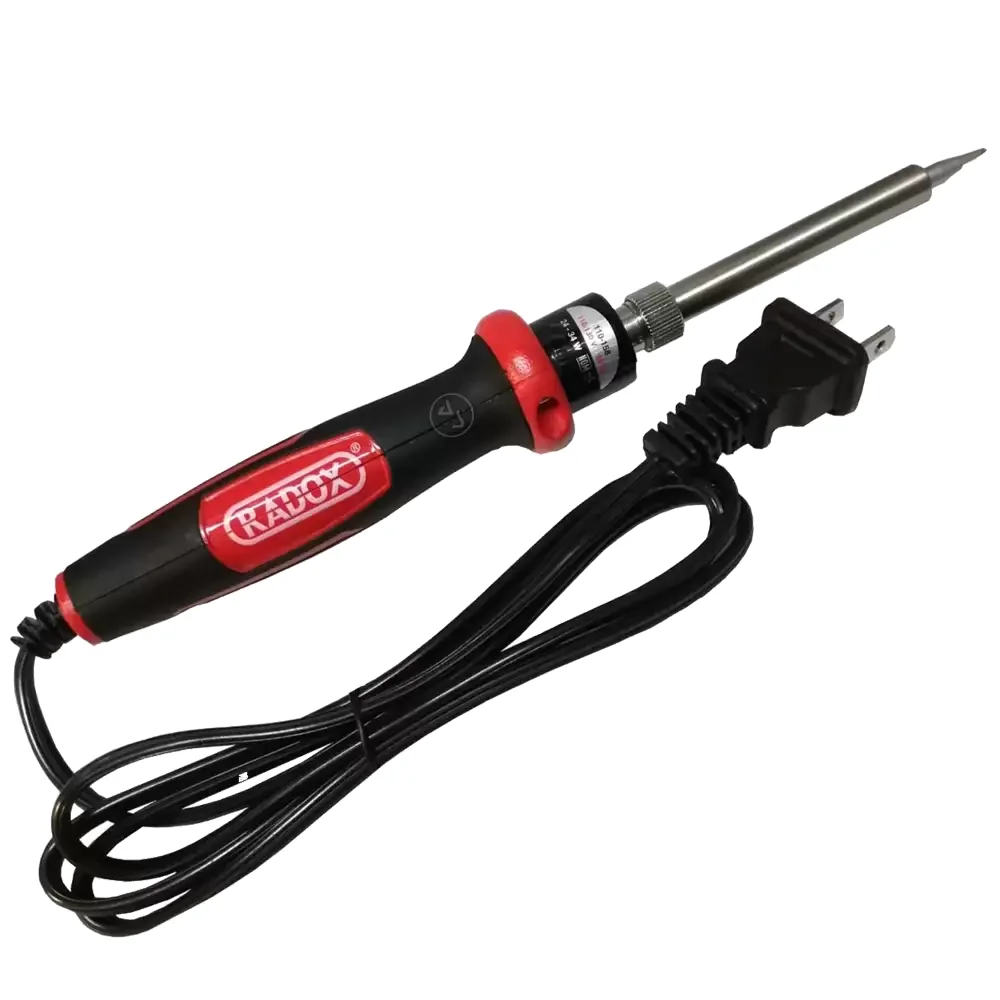Cautin Tipo Lapiz De 40w Radox Mango Negro Con Rojo