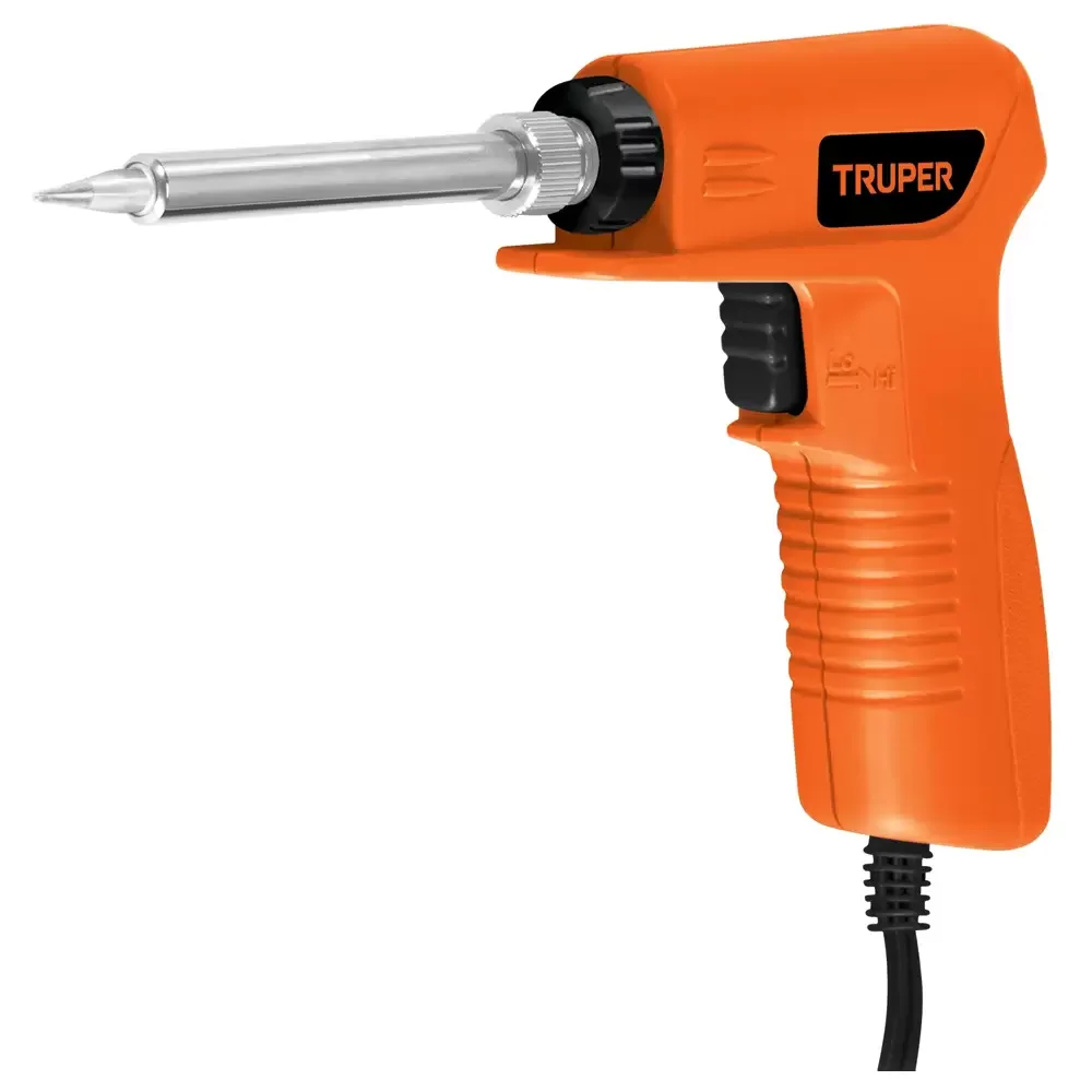 Cautín Para Electrónica Profesional Tipo Pistola De 25w / 40w Con Punta Pre-estañada Truper