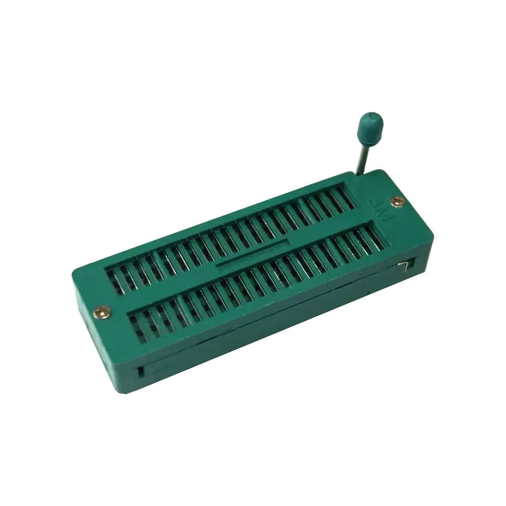 Base Zif Para Circuito Integrado De 40 Pines Verde