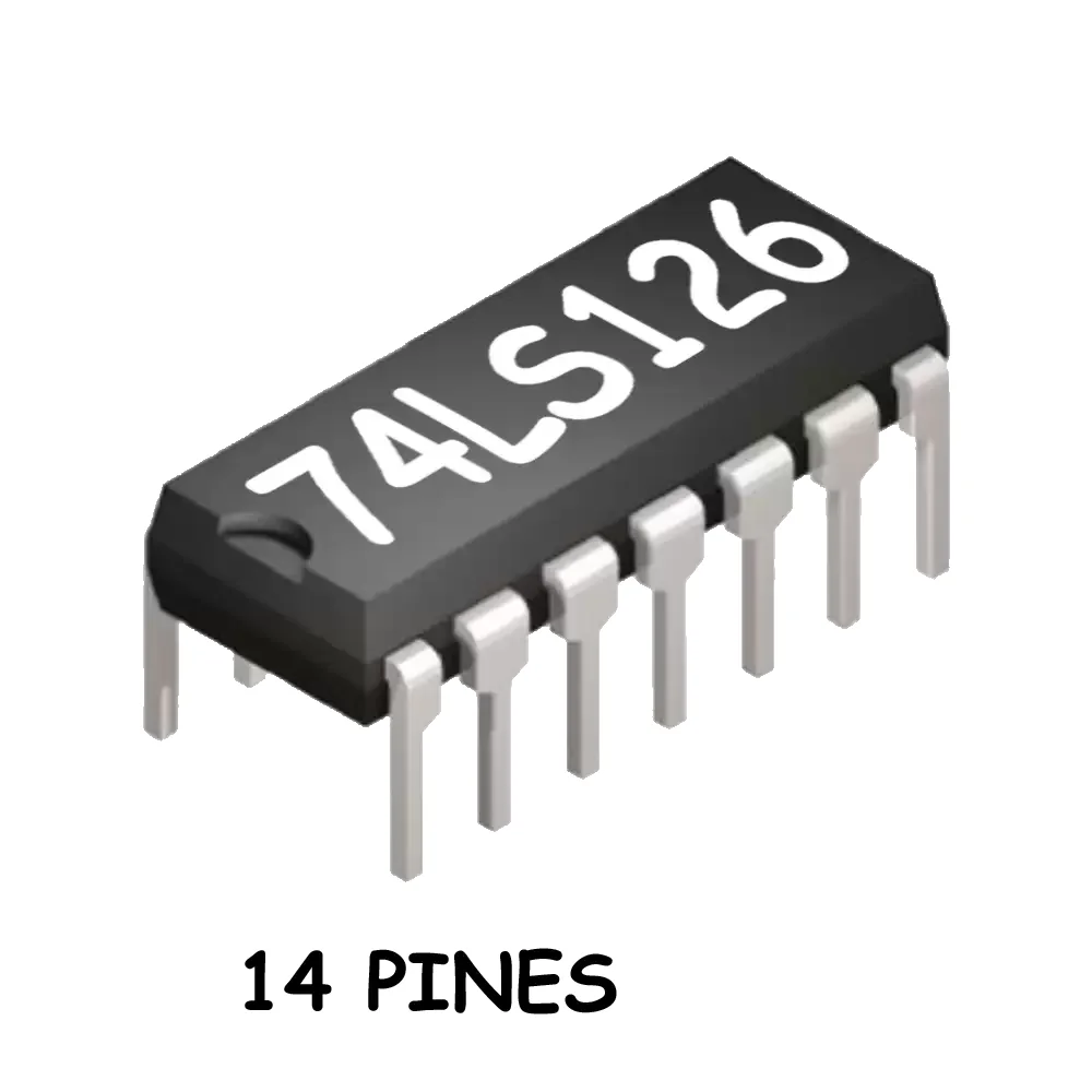 74ls126 74126 4 Buffer Tri Estado No Inversores