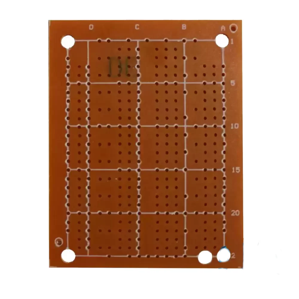 Placa Fenolica 5.5 X 7 Perforada Tipo Mini Protoboard 690-455