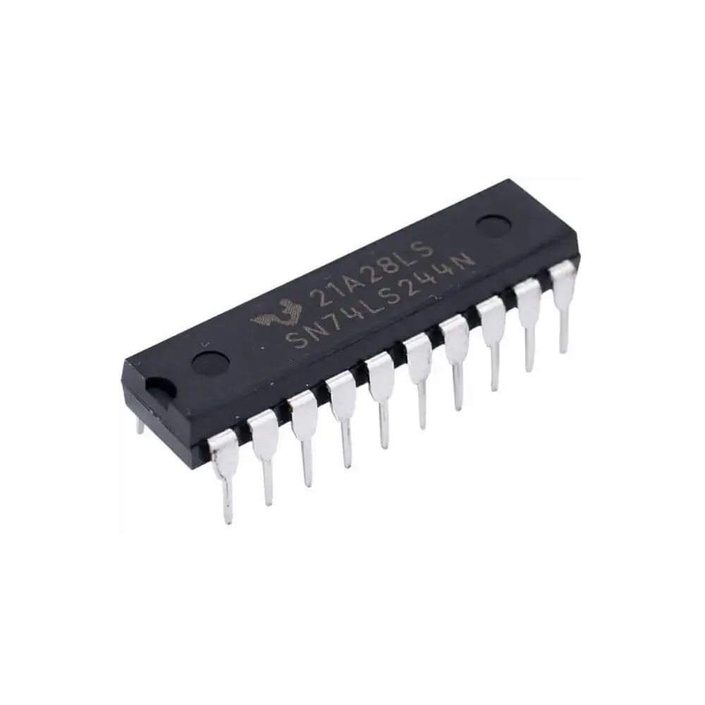74ls244 74244 Controlador De Linea Buffer De 8 Entradas Con Salida De 3 Estados
