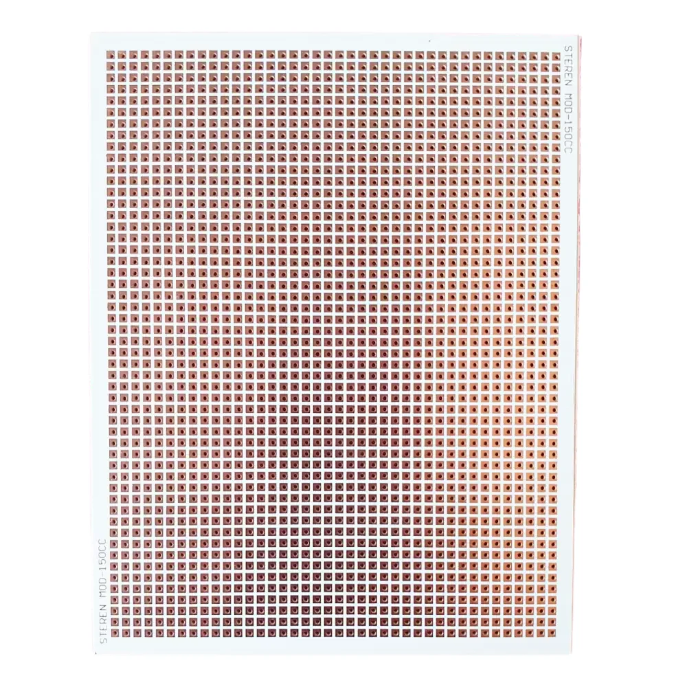 Placa Fenolica Perforada De 11x14 Cm Con 2080 Perforaciones