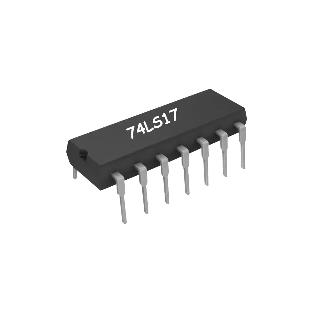 74ls17 7417 Son 6 Inversores Schmitt Trigger Con Salida De Colector Abierto