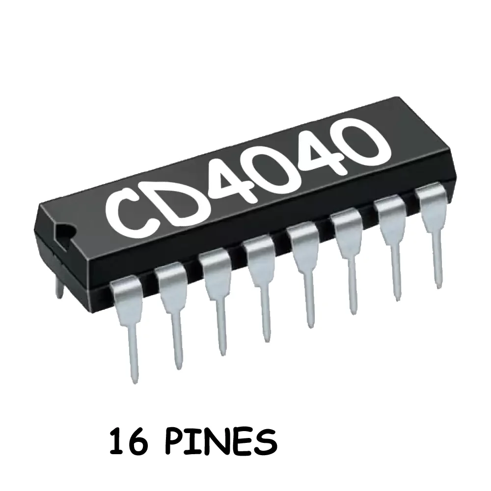 Cd4040 Contador Binario De 12bit