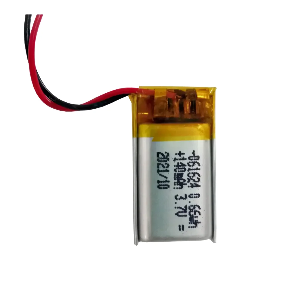Bateria Recargable De Litio 3.7v 140mah 15x27x6mm