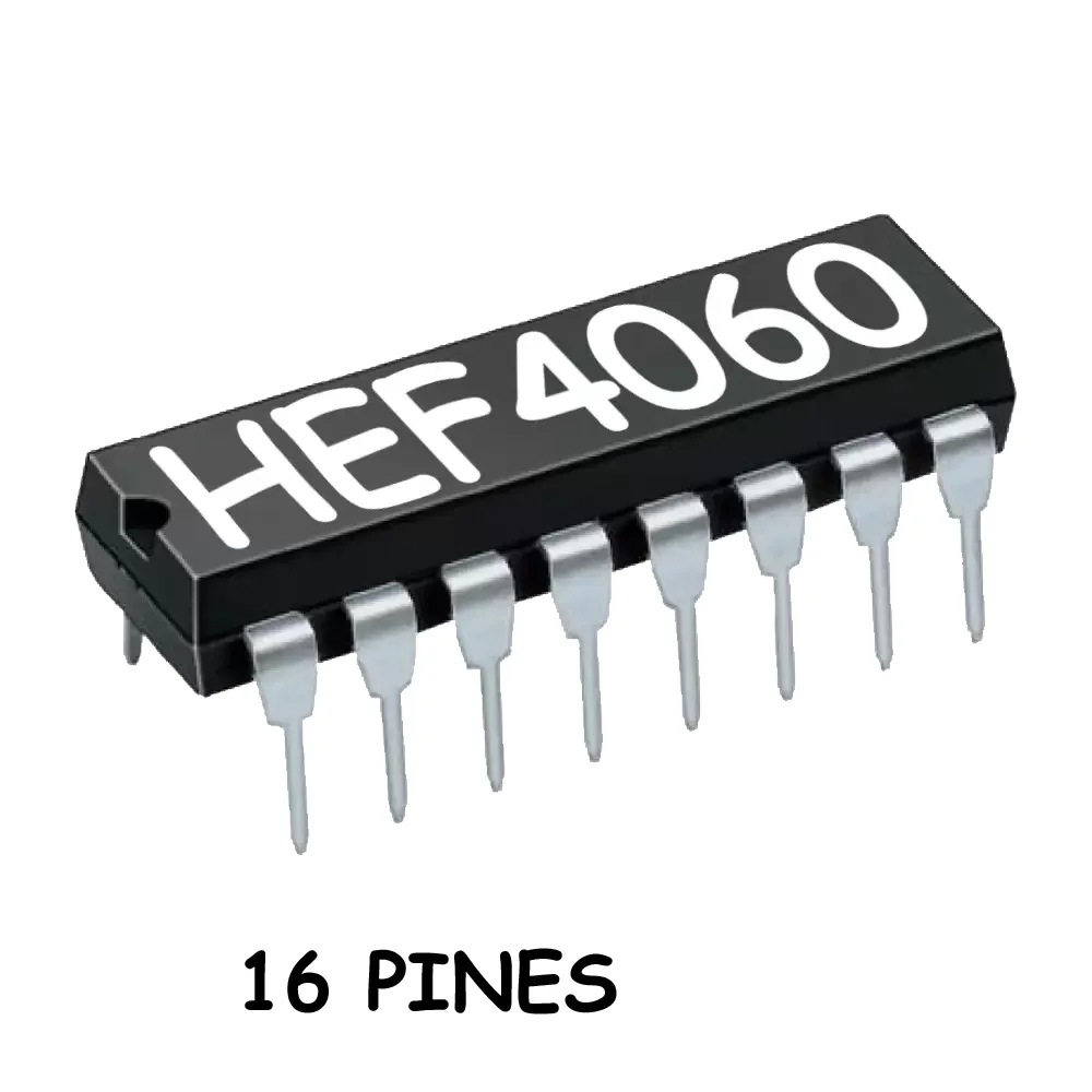 Hef4060 Contador Binario