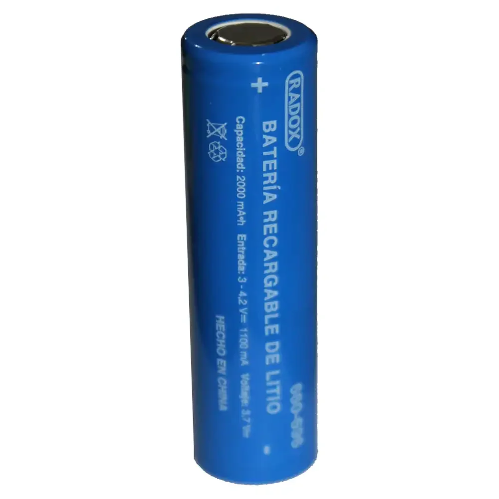 Bateria Recargable Li-ion De 3.7v A 2000mah Tipo 18650