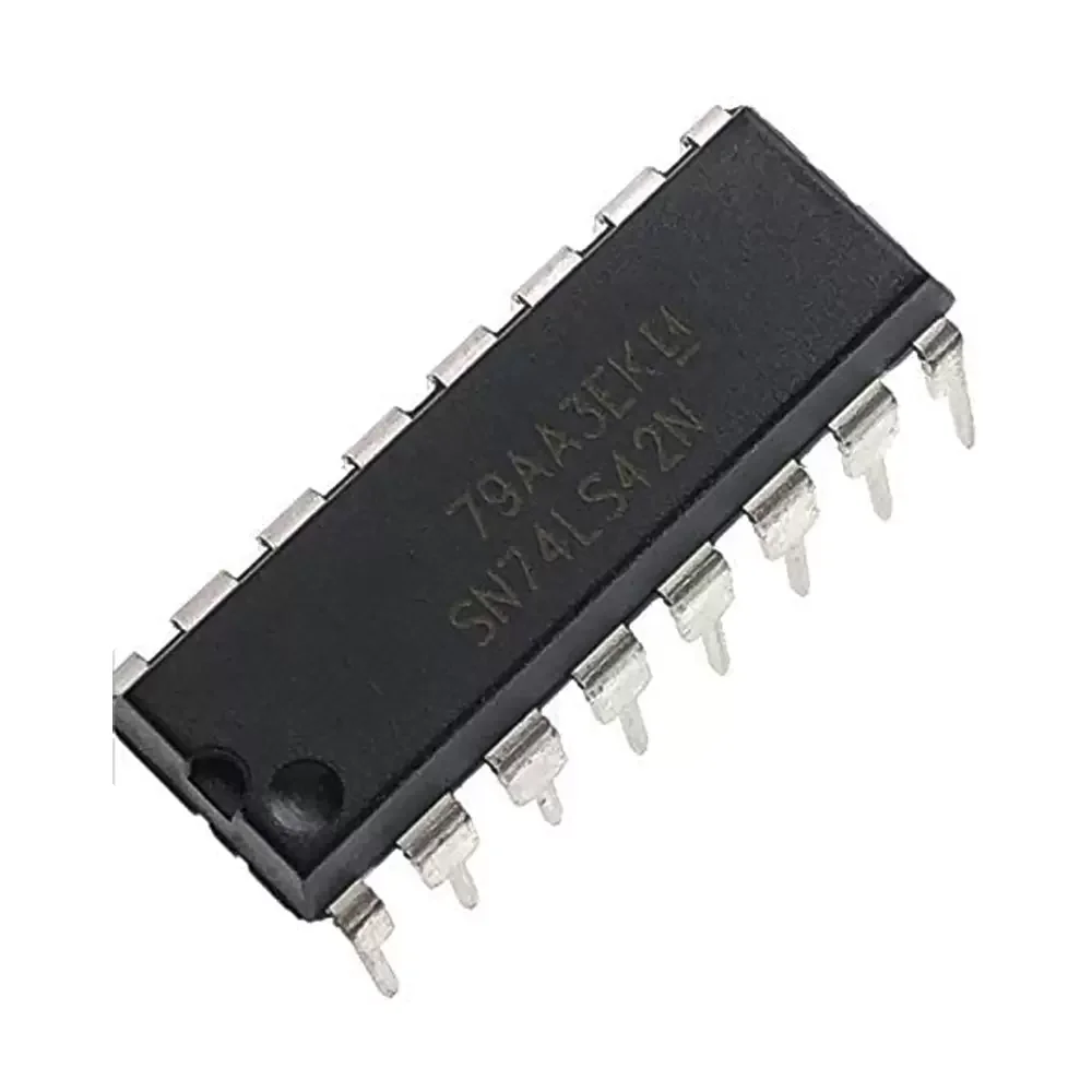 74ls42 7442 Decodificador Bcd A Decimal De 4 A 10 Líneas