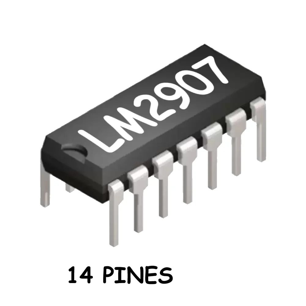 Lm2907 Convertidor De Frecuencia A Voltaje, Usado Para Tacómetros Y Sistemas De Control De Velocidad, Voltaje 6-28v