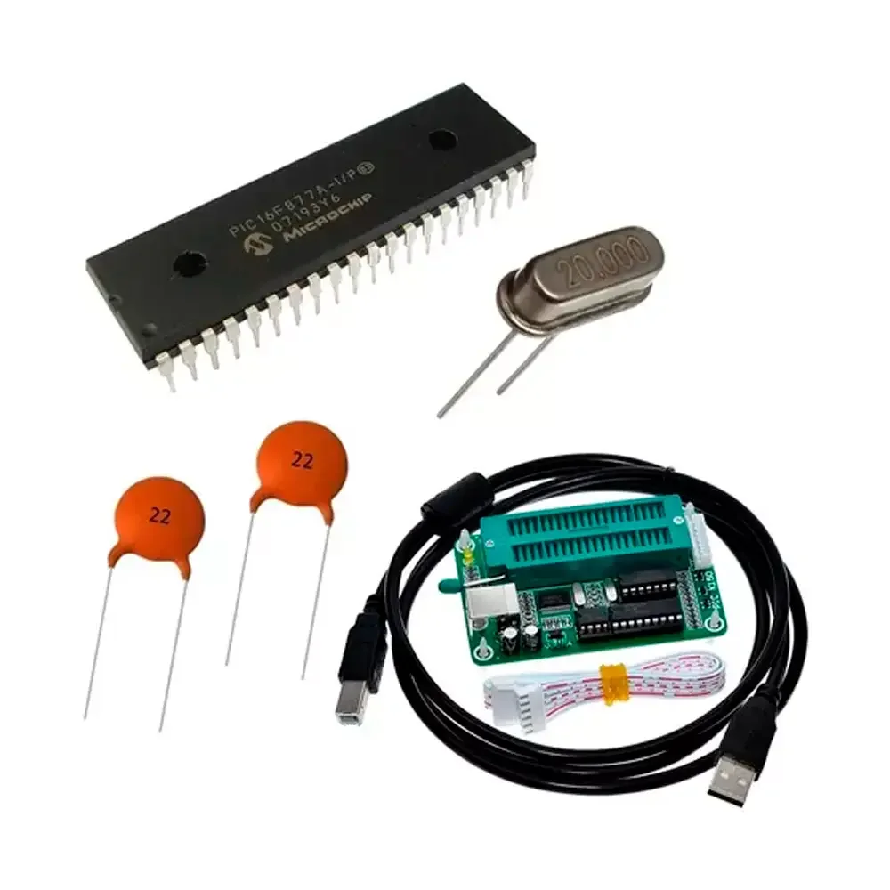 Quemadora Pick150 Más Pic16f877a Con Cristal De 20mhz Y 2 Capacitores De 22pf