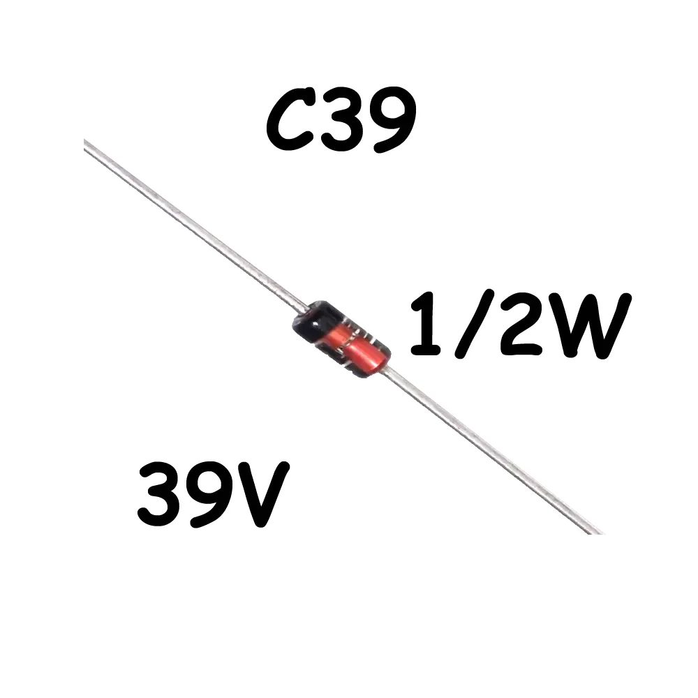 Diodo Zener 39v C39 1/2watt